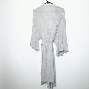 Secret treasures striped bell sleeves robe size 2X